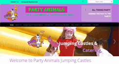 Desktop Screenshot of fun4partyanimals.com